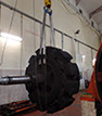 manutenzione alternatore centrale idroelettrica