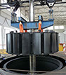 manutenzione alternatore centrale idroelettrica