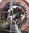 manutenzione alternatore centrale idroelettrica