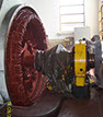 manutenzione alternatore centrale idroelettrica