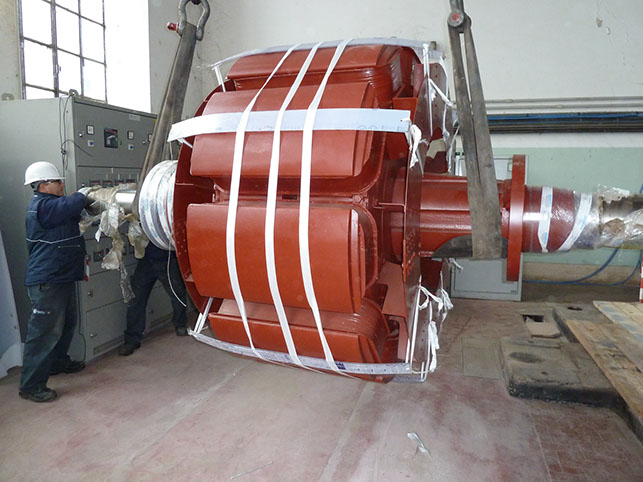 manutenzione alternatore centrale idroelettrica
