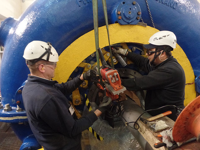 manutenzione centrale idroelettrica