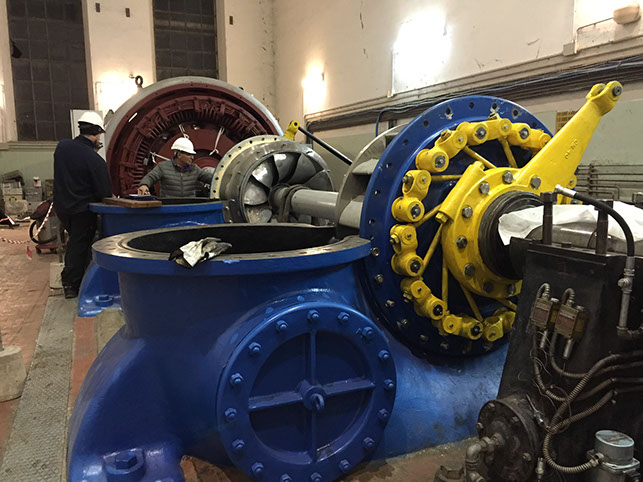 manutenzione centrale idroelettrica