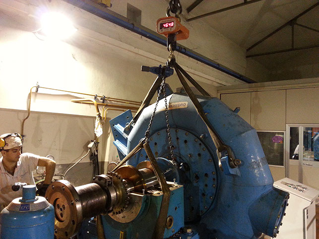 manutenzione centrale idroelettrica