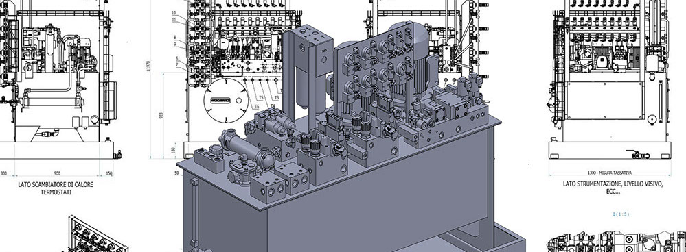 Progettazione e costruzione sistemi oleodinamici